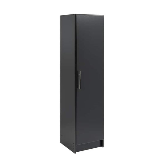 Wood Freestanding Garage Cabinet in Black (16 in. W x 65 in. H x 16 in. D)