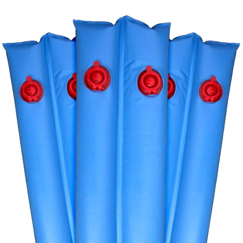 10 ft. Blue Double-Chamber Extra Heavy-Duty Water Tubes for Winter Swimming Pool Covers 10-Pack