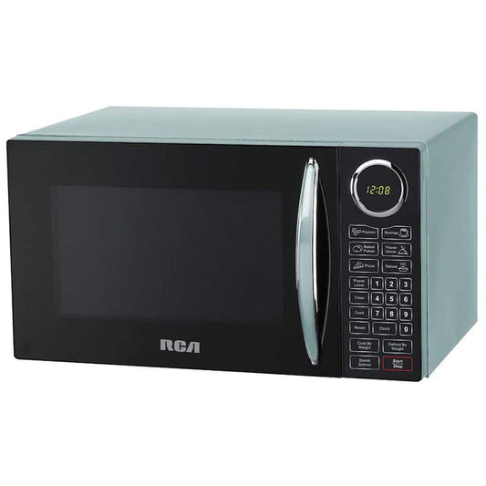 0.9 cu. ft. Countertop Microwave in Blue