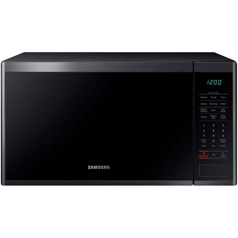 1.4 cu. ft. Countertop Microwave with Sensor Cook in Fingerprint Resistant Black Stainless Steel