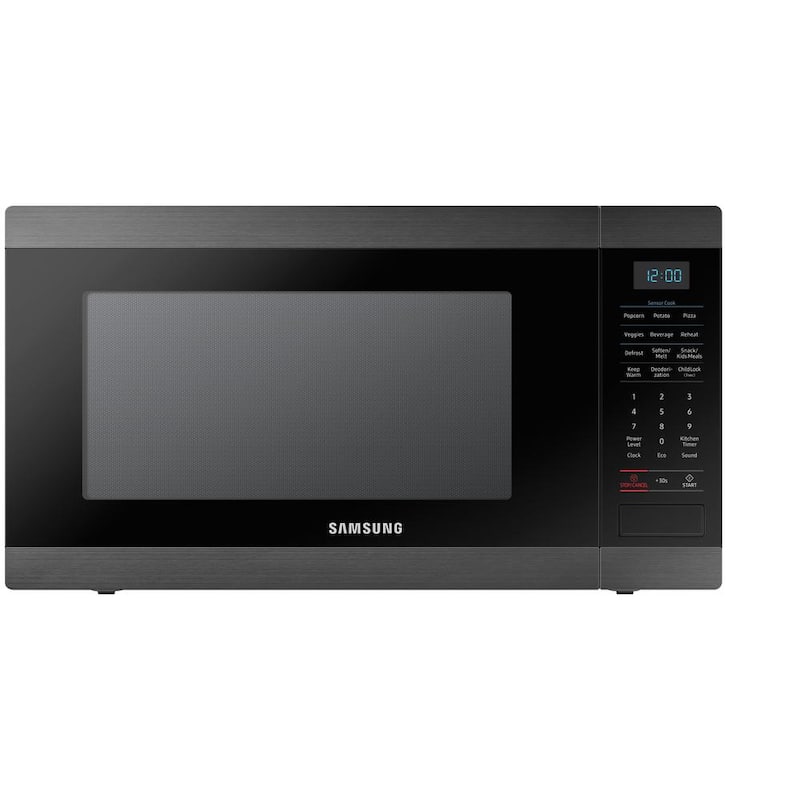 1.9 cu. ft. Countertop Microwave with Sensor Cook in Fingerprint Resistant Black Stainless Steel