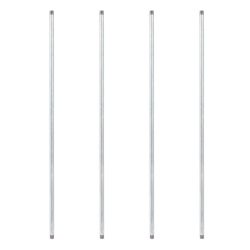 1/2 in. x 5 ft. Galvanized Steel Pipe (4-Pack)