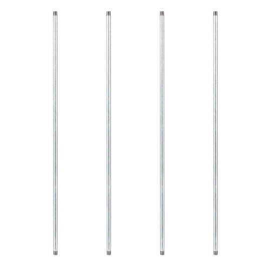 1/2 in. x 5 ft. Galvanized Steel Pipe (4-Pack)