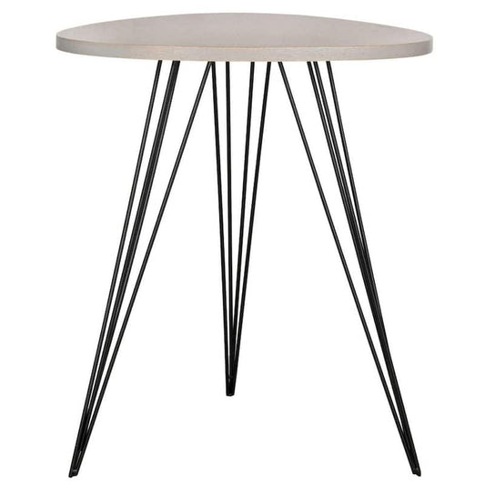 Wolcott Gray/Black Side Table