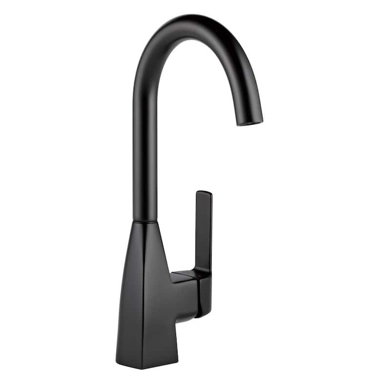 Xander Single-Handle Bar Faucet in Matte Black