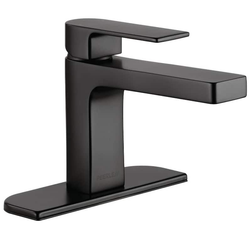 Xander Single Hole Single-Handle Bathroom Faucet in Matte Black