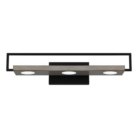 Winnett 24 in. 1-Light Matte Black LED Vanity Light Bar