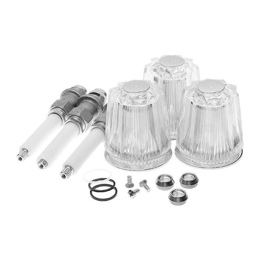 Windsor 3-Handle Valve and Handle Rebuild Kit