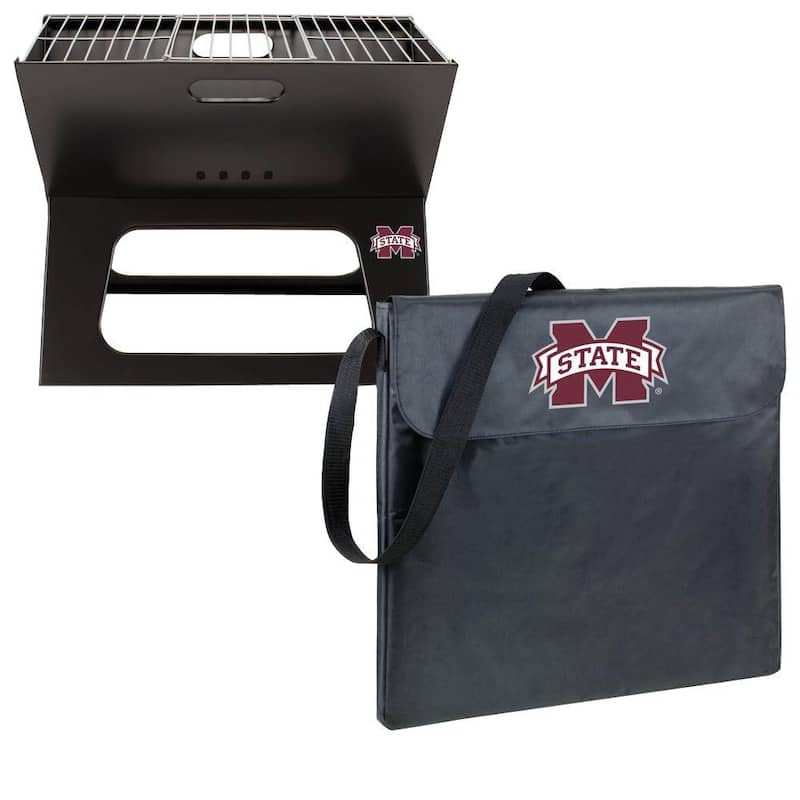 X-Grill Mississippi State Folding Portable Charcoal Grill