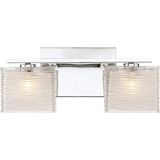 Westcap 2-Light Polished Chrome Vanity Light