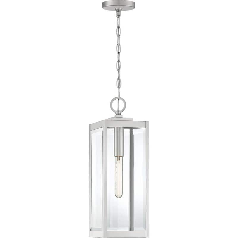 Westover 1-Light Silver Outdoor Pendant Light