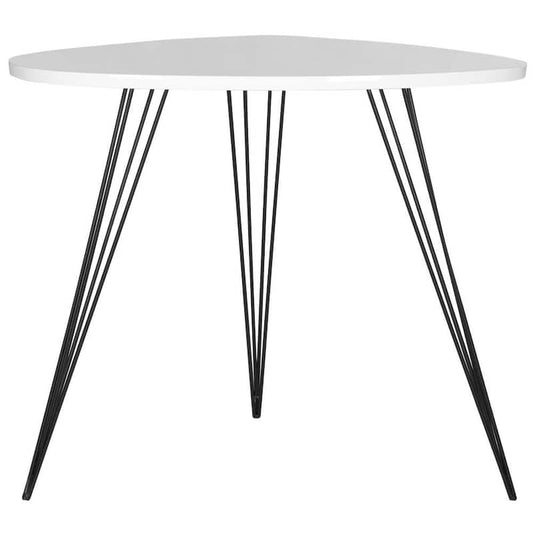 Wynton White and Black End Table