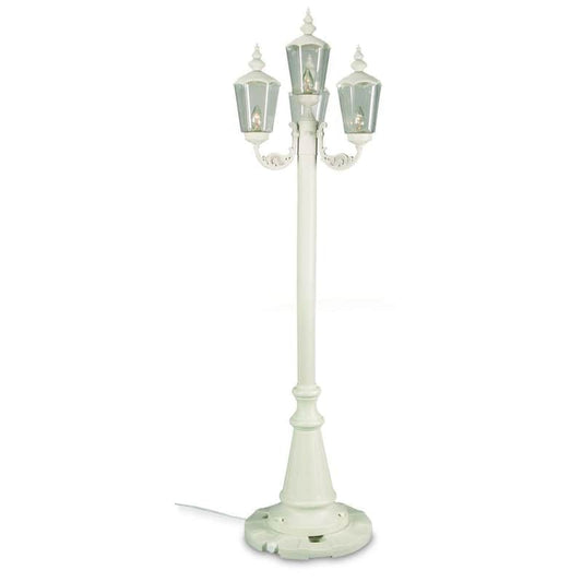 White Cambridge Park Lantern Patio Lamp