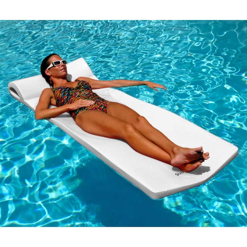 XX-Large Foam Mattress White Pool Float