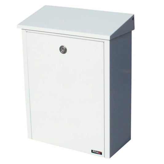 White Wall-Mount Locking Mailbox