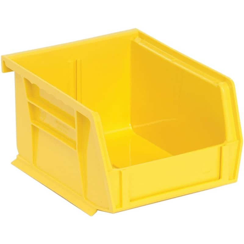 1.2 Gal. Ultra Series Stack and Hang Storage Bin in Yellow